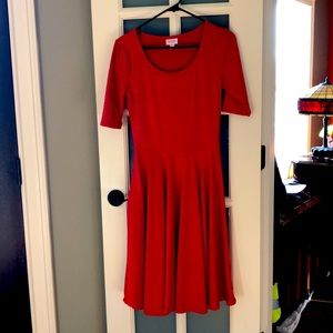 LuLaRoe red dress. 💕perfect for Valentine’s Day! 💕